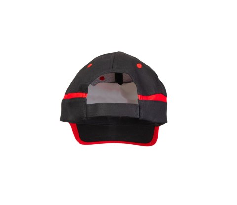 CZAPKA BASEBALL CZARNO-CZERWONA