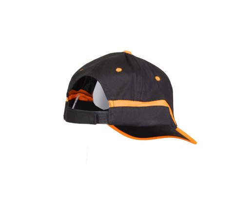 CZAPKA BASEBALL CZARNO-POMARAŃCZOWA