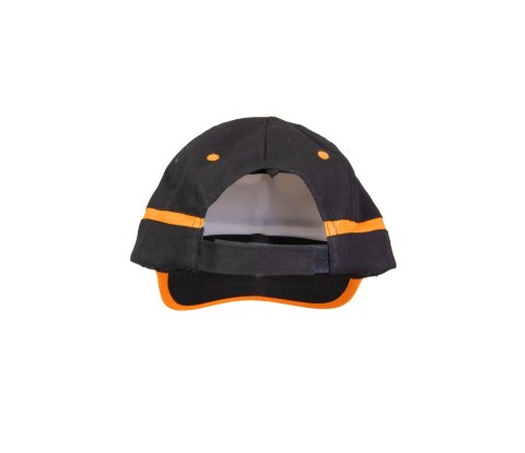 CZAPKA BASEBALL CZARNO-POMARAŃCZOWA