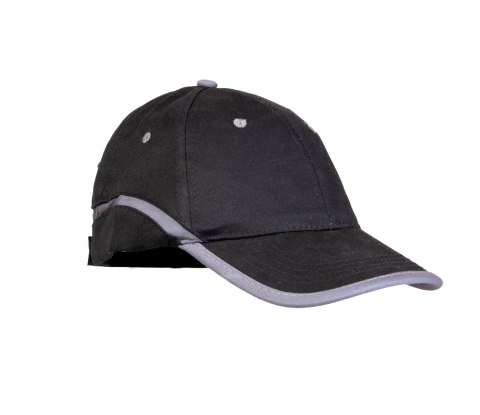 CZAPKA BASEBALL CZARNO-STALOWA