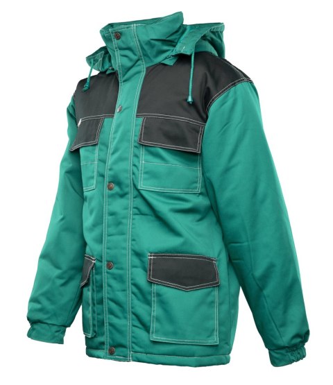 KURTKA PARKA WSTAWKA KOLOR