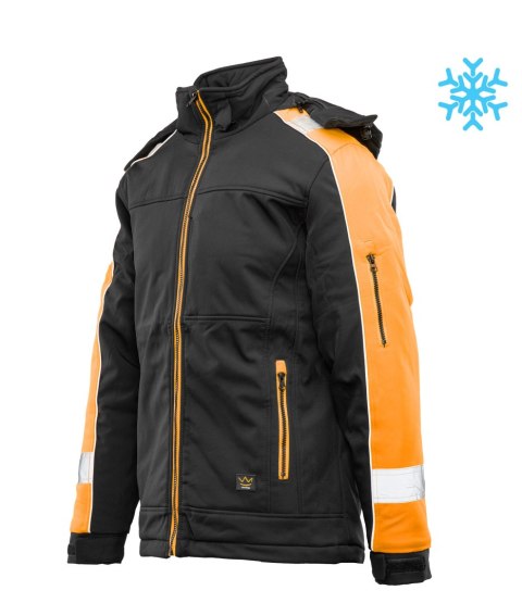 OCIEPLANY SOFTSHELL RIVAL POMARAŃCZOWY