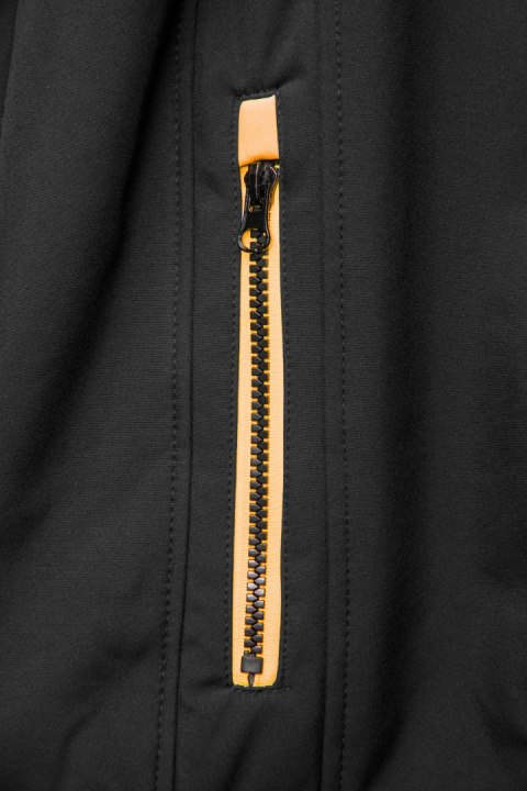 RIVAL SOFTSHELL CZARNY/POMARAŃCZ