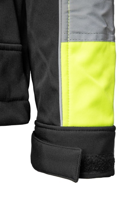 RIVAL SOFTSHELL RIVAL CZARNY/ŻÓŁĆ