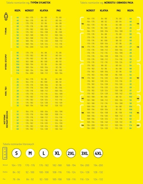 KOSZULKA POLO 50/50 ŻÓŁTY KAT. II BF012