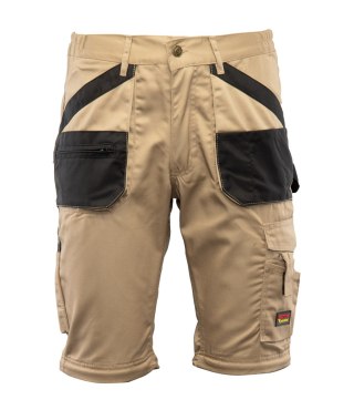 SPODNIE KRÓTKIE DO PASA BEŻOWY