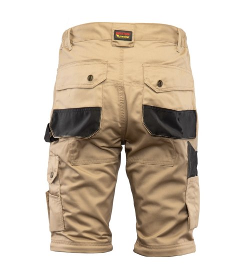 SPODNIE KRÓTKIE DO PASA BEŻOWY