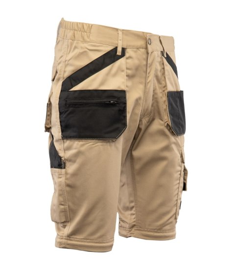 SPODNIE KRÓTKIE DO PASA BEŻOWY