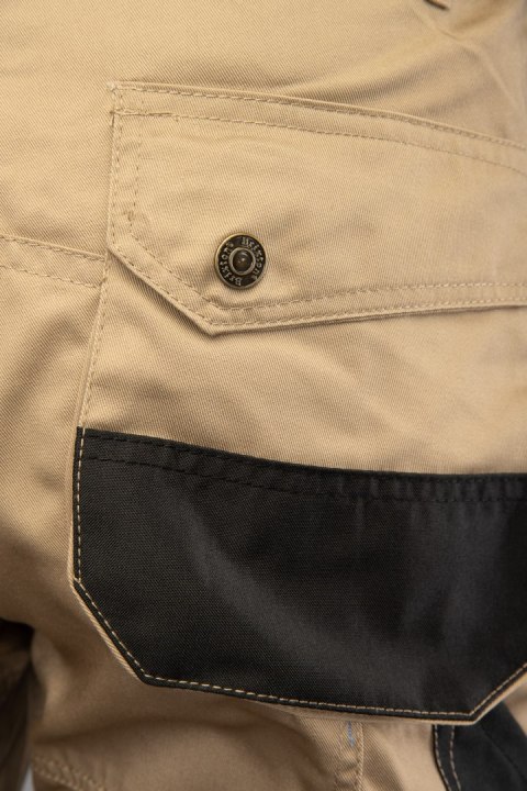 SPODNIE KRÓTKIE DO PASA BEŻOWY