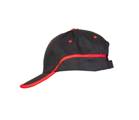 CZAPKA BASEBALL CZARNO-CZERWONA