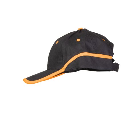 CZAPKA BASEBALL CZARNO-POMARAŃCZOWA