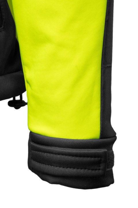 SOFTSHELL WSTAWKA GRANAT BF005 Z PASAMI ODBLASK. KAT 2 klasa2