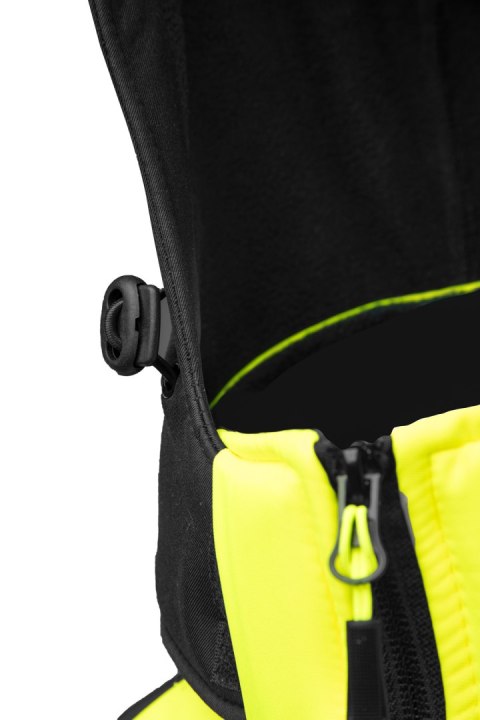 SOFTSHELL WSTAWKA GRANAT BF005 Z PASAMI ODBLASK. KAT 2 klasa2