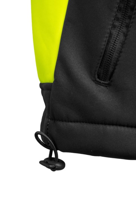 SOFTSHELL WSTAWKA GRANAT BF005 Z PASAMI ODBLASK. KAT 2 klasa2