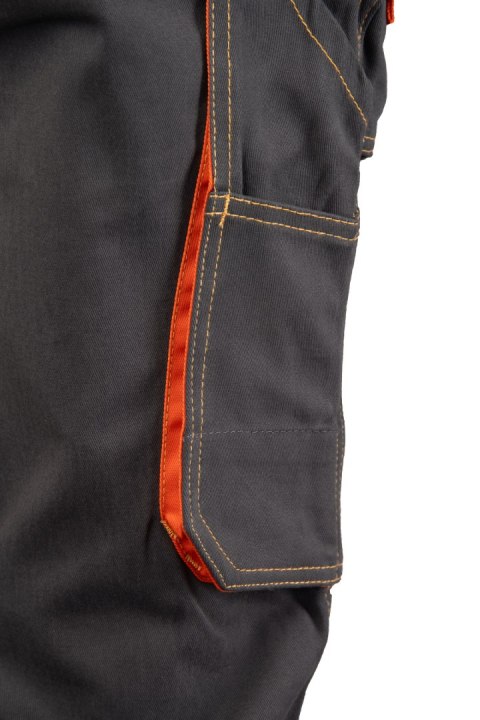 SPODNIE DO PASA CIEMNA STAL