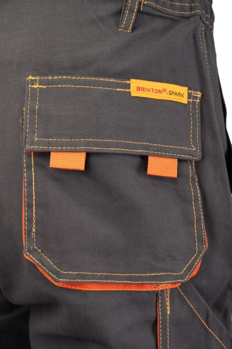 SPODNIE DO PASA CIEMNA STAL