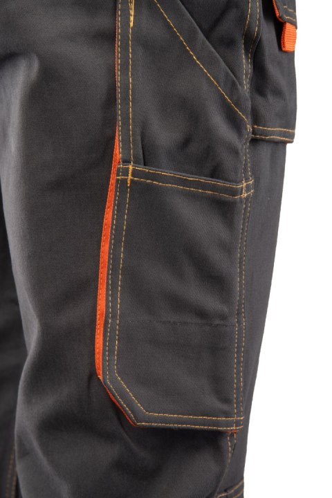 SPODNIE DO PASA CIEMNA STAL