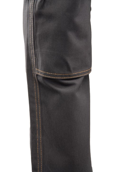 SPODNIE DO PASA CIEMNA STAL