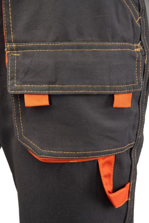 SPODNIE DO PASA CIEMNA STAL