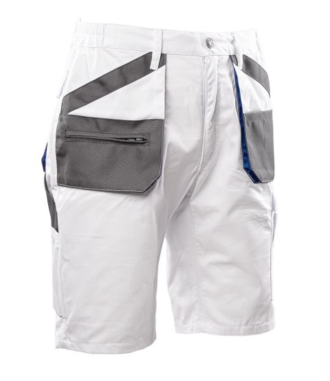 SPODNIE DO PASA KRÓTKIE BIAŁE