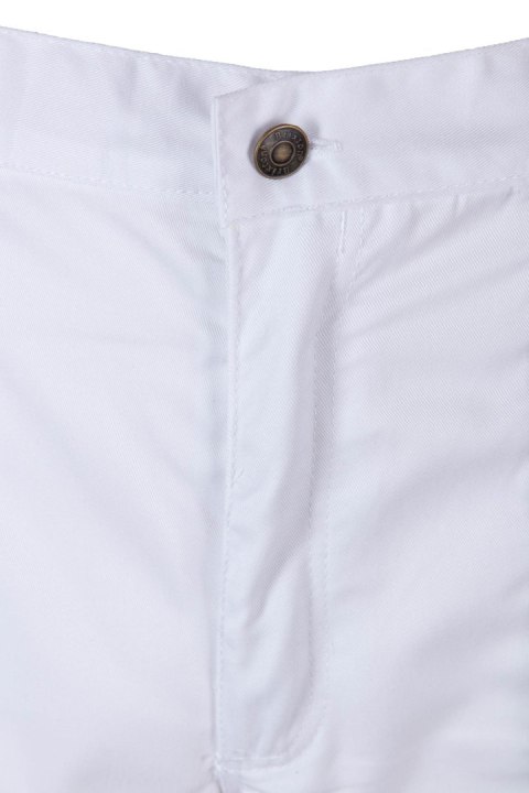 SPODNIE DO PASA KRÓTKIE BIAŁE