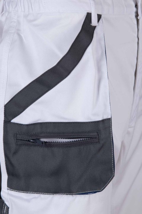 SPODNIE DO PASA KRÓTKIE BIAŁE