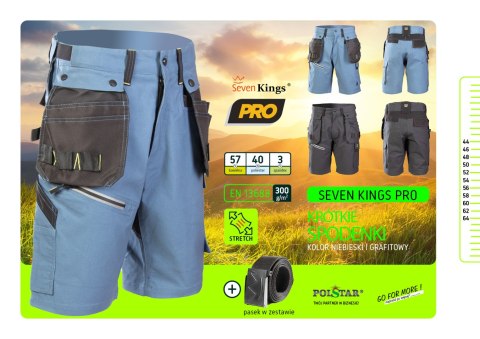 SPODNIE KRÓTKIE PRO NIEBIESKIE