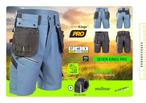 SPODNIE KRÓTKIE PRO NIEBIESKIE