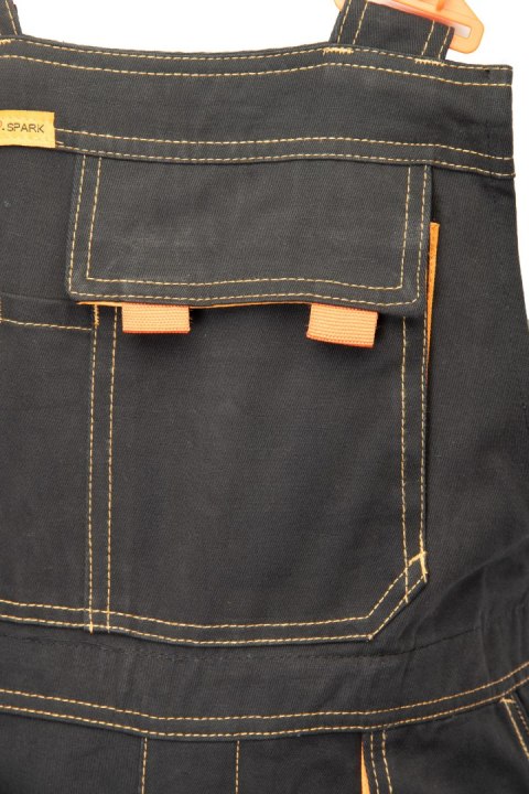 SPODNIE OGRODNICZKI CIEMNA STAL