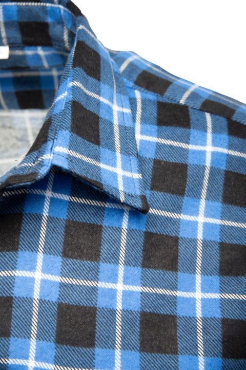 BONO KOSZULA FLANELOWA NIEBIESKI