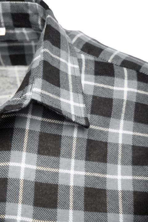 BONO KOSZULA FLANELOWA SZARY