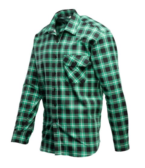 BONO KOSZULA FLANELOWA ZIELEŃ
