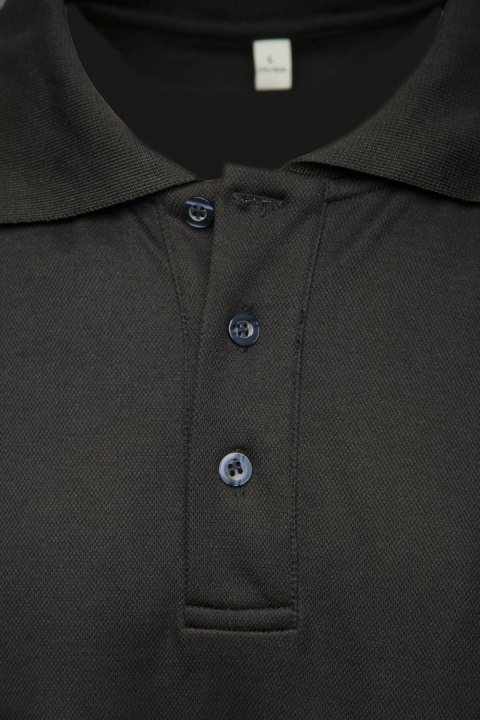 ECO RIVAL KOSZULKA POLO CZARNY/ŻÓŁTY