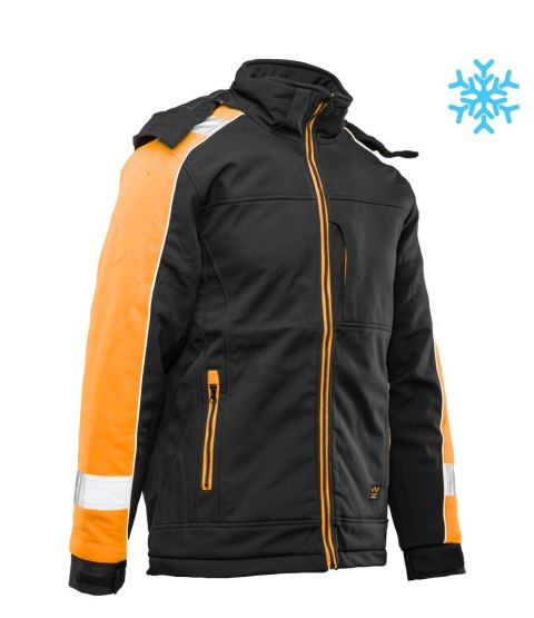 OCIEPLANY SOFTSHELL RIVAL POMARAŃCZOWY