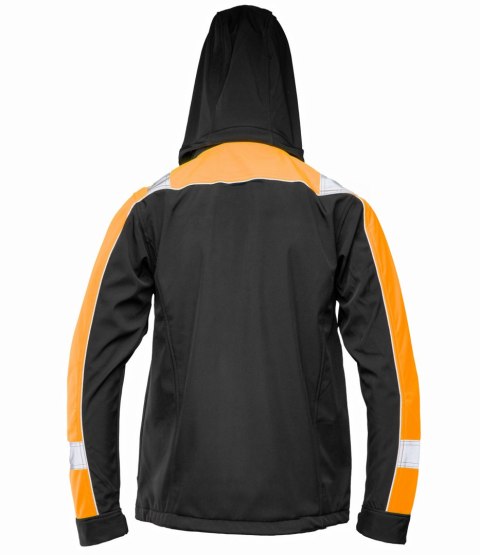 RIVAL SOFTSHELL CZARNY/POMARAŃCZ