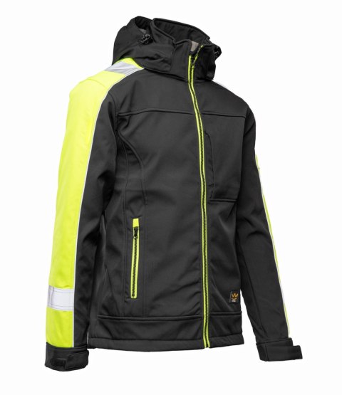 RIVAL SOFTSHELL RIVAL CZARNY/ŻÓŁĆ