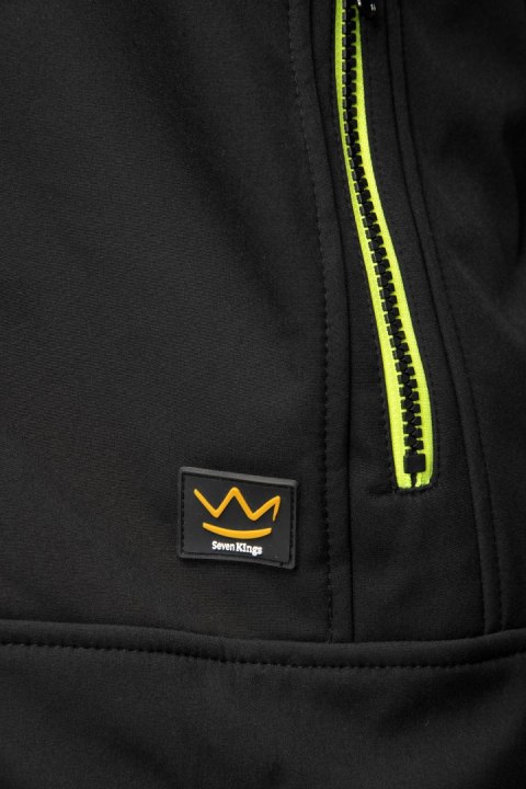 RIVAL SOFTSHELL RIVAL CZARNY/ŻÓŁĆ