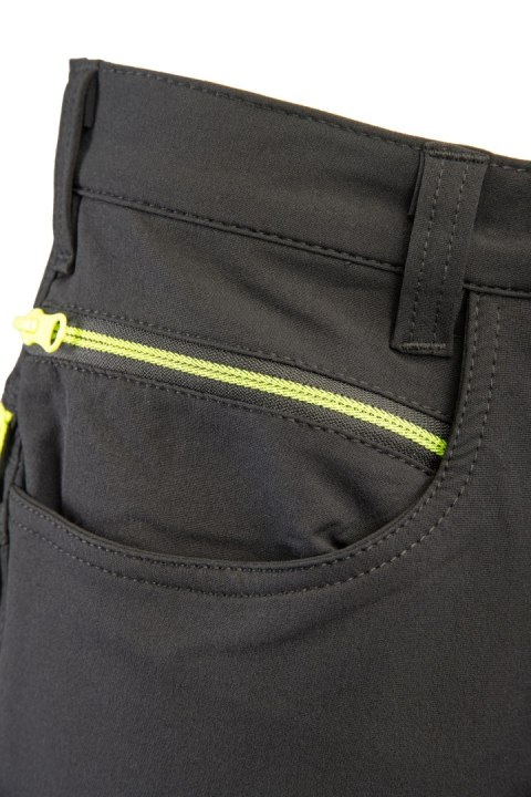 RIVAL SPODNIE SOFTSHELL CZARNY/ŻÓŁTY