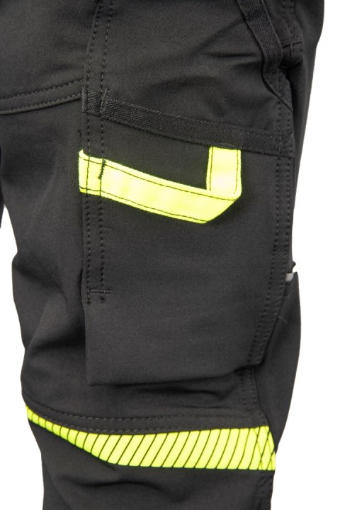 RIVAL SPODNIE SOFTSHELL CZARNY/ŻÓŁTY