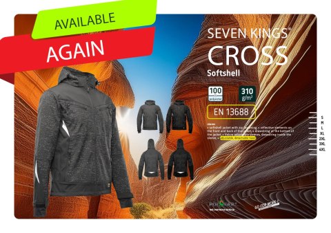 SOFTSHELL CROSS STALOWY