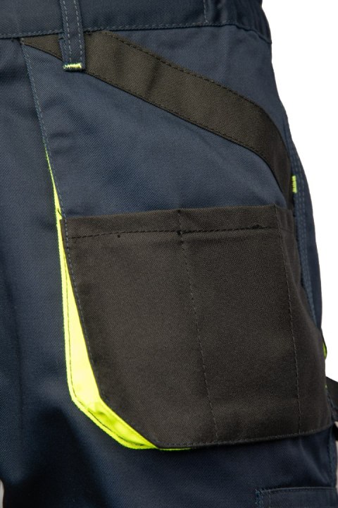 SPODNIE KRÓTKIE GRANAT/ŻÓŁTY