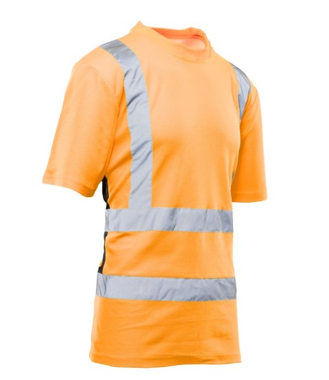 T-SHIRT SIATKA BF-016-O POMARAŃCZ