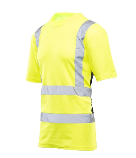 T-SHIRT SIATKA BF-016-Y ŻÓŁTY