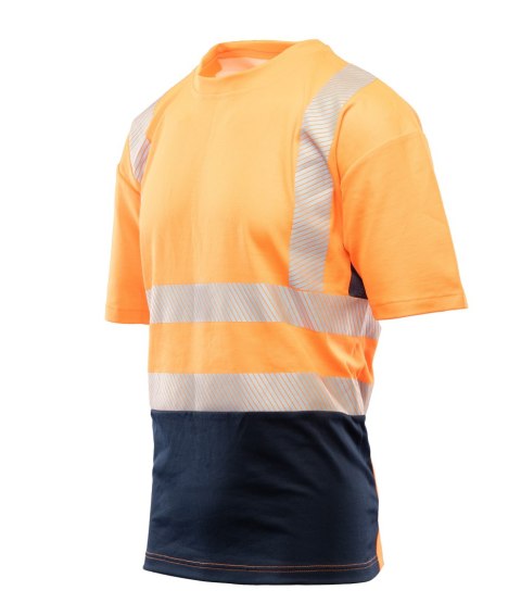 T-SHIRT SIATKA TRANSFER BF-017-O POMARAŃCZ