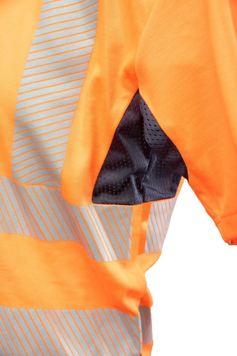 T-SHIRT SIATKA TRANSFER BF-017-O POMARAŃCZ