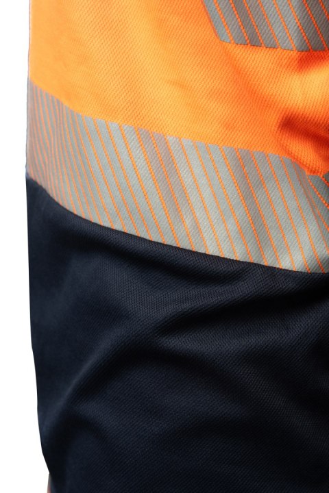 T-SHIRT SIATKA TRANSFER BF-017-O POMARAŃCZ