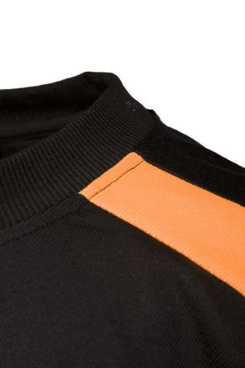 ECO RIVAL KOSZULKA CZARNY/POMARAŃCZ