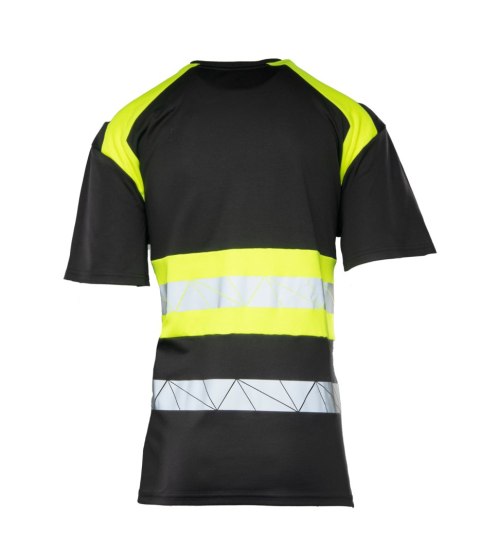 ECO RIVAL KOSZULKA CZARNY/ŻÓŁTY