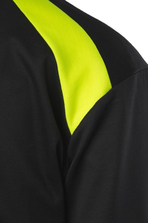 ECO RIVAL KOSZULKA CZARNY/ŻÓŁTY