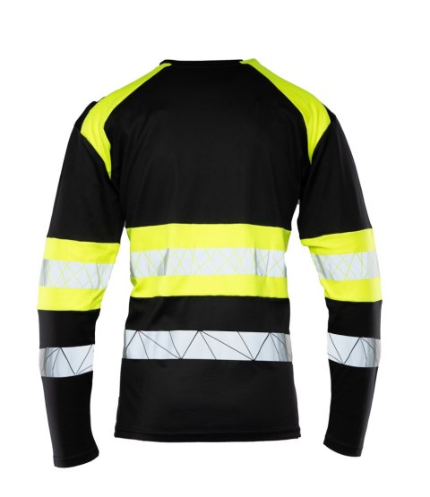 ECO RIVAL KOSZULKA LONGSLEEVE CZARNY/ŻÓŁTY